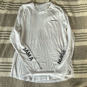 FIGS Supersoft Longsleeve Underscrub - White - Women’s - XS